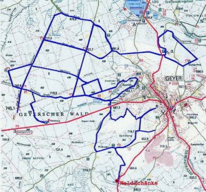 Loipenplan- Geyer im Erzgebirge