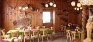 ein Blick ins Restaurant im Erzgebirge
